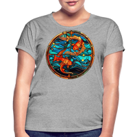 Thumbnail for Women's Mosaic Pisces Relaxed Fit T-Shirt - heather gray