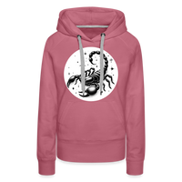 Thumbnail for Women’s Magic Scorpio Premium Hoodie - mauve