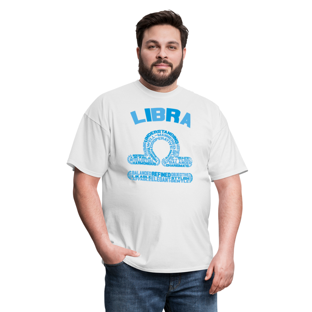 Men's Power Words Libra Classic T-Shirt - white