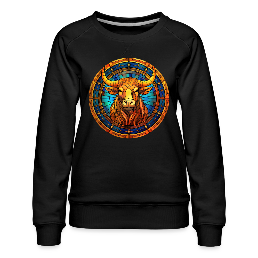 Women’s Mosaic Taurus Premium Sweatshirt - black