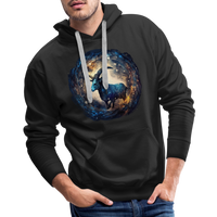 Thumbnail for Men’s Mythical Capricorn Premium Hoodie - black