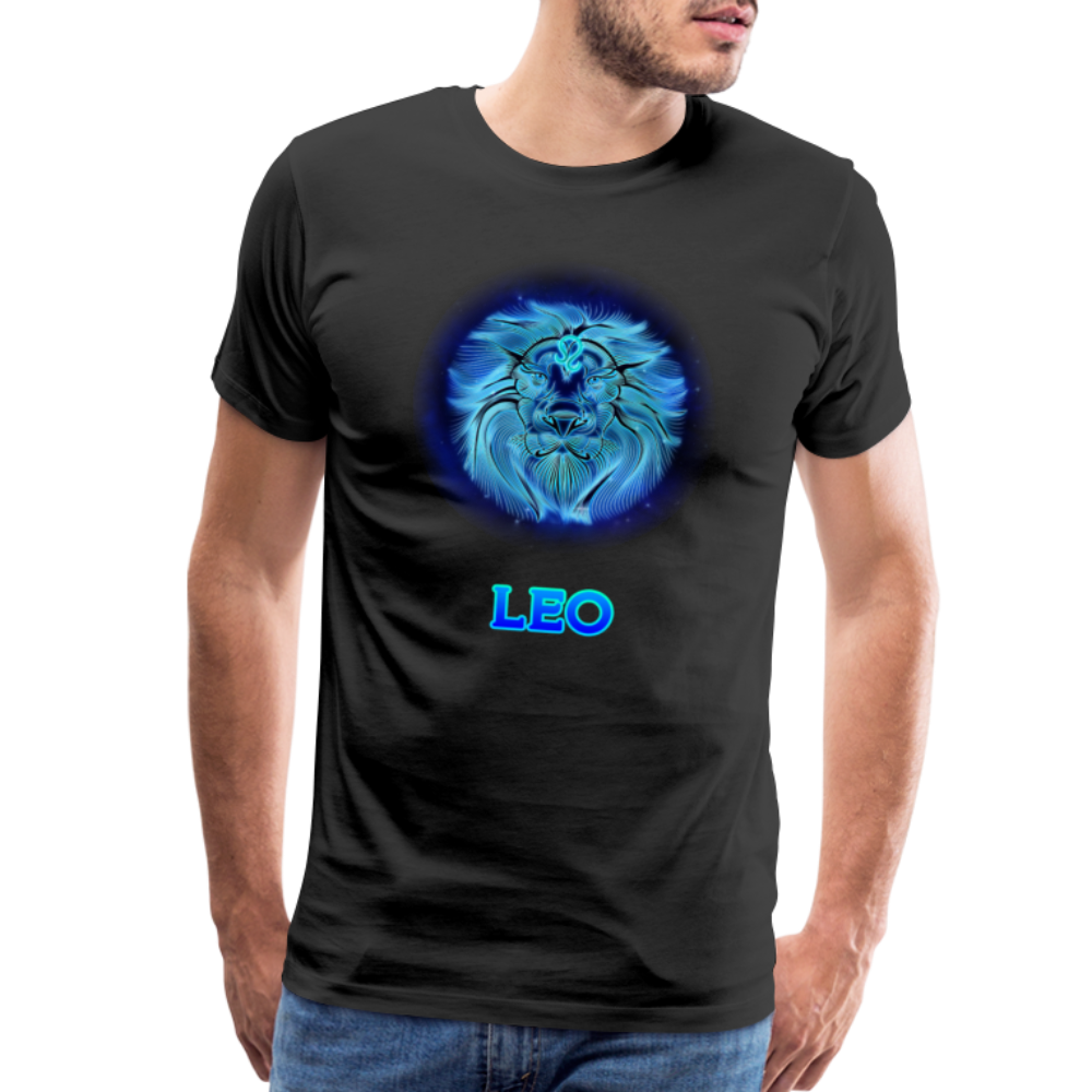 Men's Leo Premium T-Shirt - black