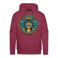 Thumbnail for Men’s Mosaic Libra Premium Hoodie - burgundy