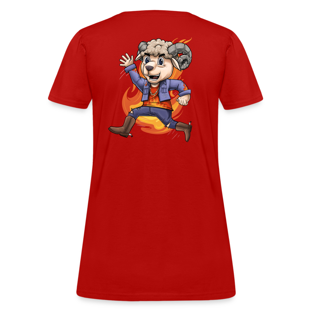 Women's Aries New Design T-Shirt - red