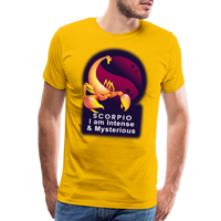 Thumbnail for Men's Glow Scorpio Premium T-Shirt - sun yellow