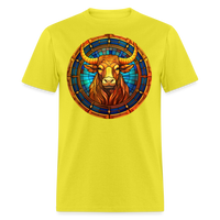 Thumbnail for Men's Mosaic Taurus Classic T-Shirt - yellow