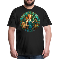 Thumbnail for Men's Mosaic Virgo Premium T-Shirt - black