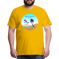 Thumbnail for Men's Dragonfly Oasis v.2 Premium T-Shirt - sun yellow