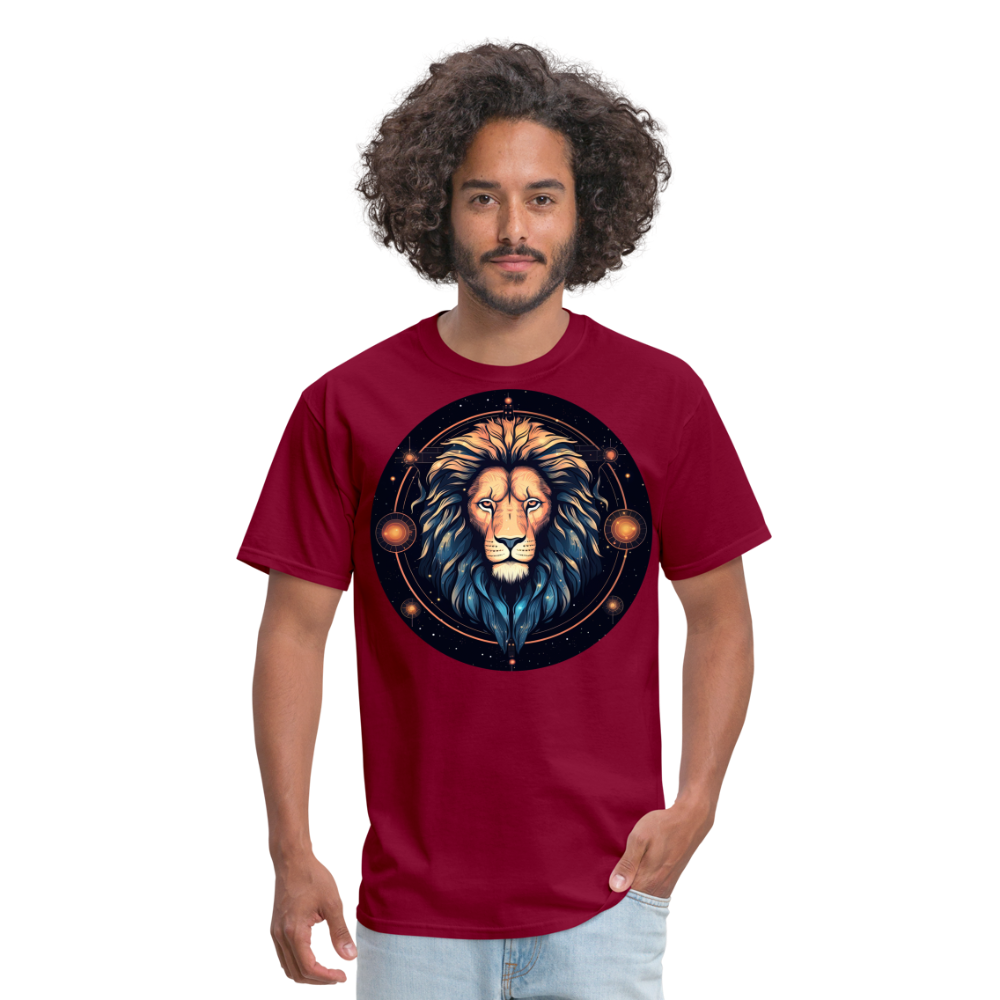 Men's Magic Leo Classic T-Shirt - burgundy