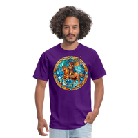 Thumbnail for Men's Mosaic Sagittarius Classic T-Shirt - purple