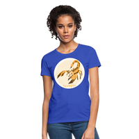 Thumbnail for Women's Mosaic Scorpio T-Shirt - royal blue