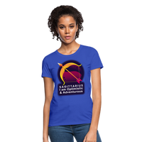 Thumbnail for Women's Glow Sagittarius T-Shirt - royal blue