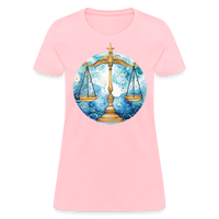 Thumbnail for Women's Mythical Libra T-Shirt - pink