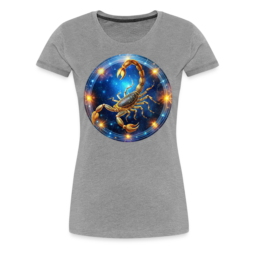 Women’s Mystic Scorpio Premium T-Shirt - heather gray