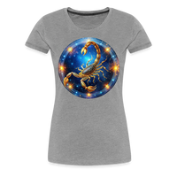 Thumbnail for Women’s Mystic Scorpio Premium T-Shirt - heather gray