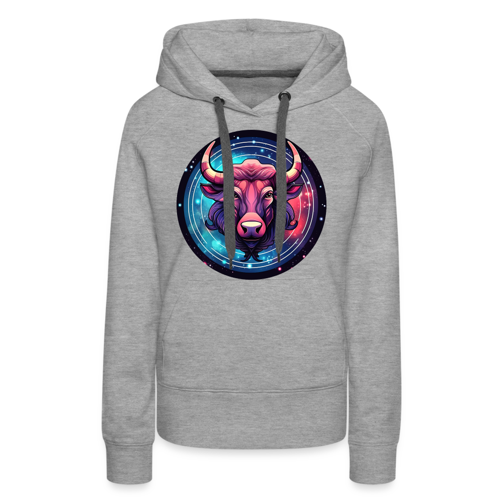 Women’s Mystic Taurus Premium Hoodie - heather grey