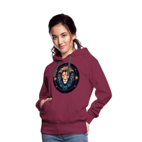 Thumbnail for Women’s Magic Leo Premium Hoodie - burgundy