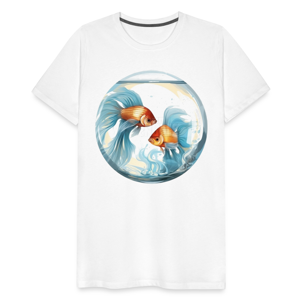 Men's Mythical Pisces Premium T-Shirt - white