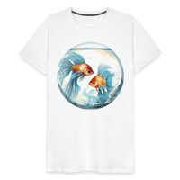 Thumbnail for Men's Mythical Pisces Premium T-Shirt - white