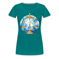 Thumbnail for Women’sMythical Libra Premium T-Shirt - teal