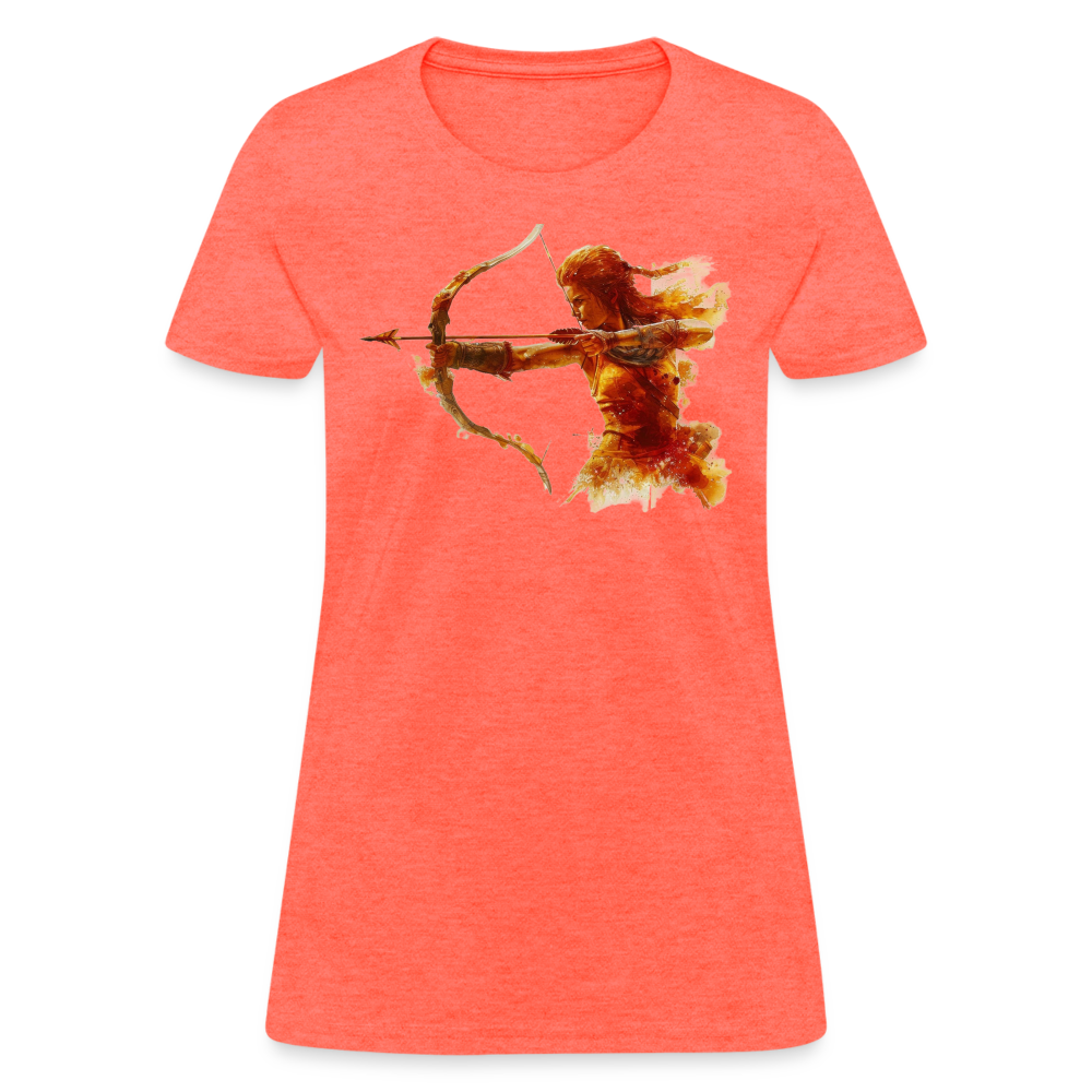 Women's Mythical Sagittarius T-Shirt - heather coral