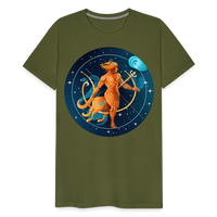 Thumbnail for Men's Mythical Sagittarius Premium T-Shirt - olive green