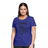 Thumbnail for Women's Power Words Capricorn Premium T-Shirt - royal blue