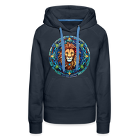 Thumbnail for Women’s Mosaic Leo Premium Hoodie - navy