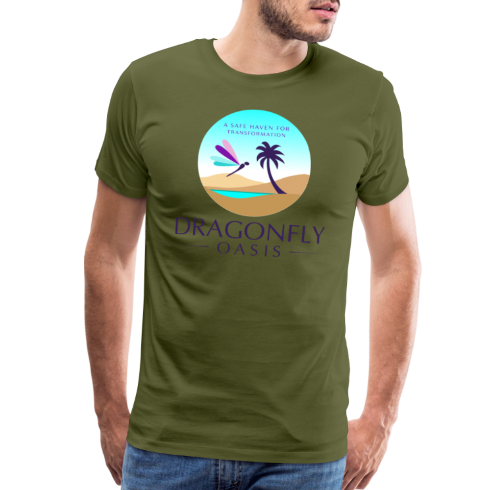 Men's Dragonfly Oasis V.1 Premium T-Shirt - olive green