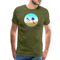 Thumbnail for Men's Dragonfly Oasis V.1 Premium T-Shirt - olive green