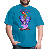 Thumbnail for Men's Astral Capricorn Classic T-Shirt - turquoise