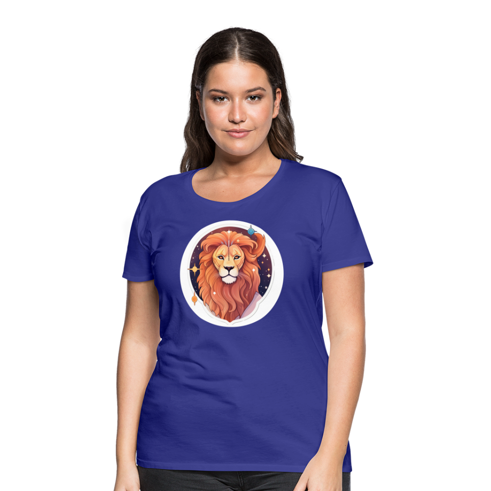 Women's Symbol Leo Premium T-Shirt - royal blue