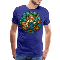 Thumbnail for Men's Mosaic Virgo Premium T-Shirt - royal blue