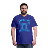 Thumbnail for Men's Power Words Gemini Premium T-Shirt - royal blue