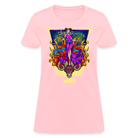 Thumbnail for Women's Cosmic Aries Design T-Shirt - pink