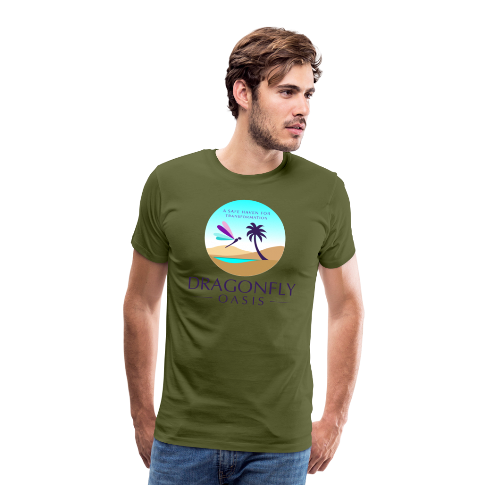 Men's Dragonfly Oasis V.1 Premium T-Shirt - olive green