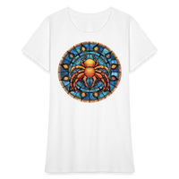 Thumbnail for Women's Mosaic Cancer T-Shirt - white