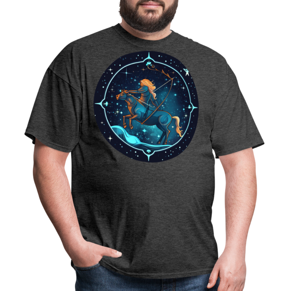 Men's Magic Sagittarius Classic T-Shirt - heather black