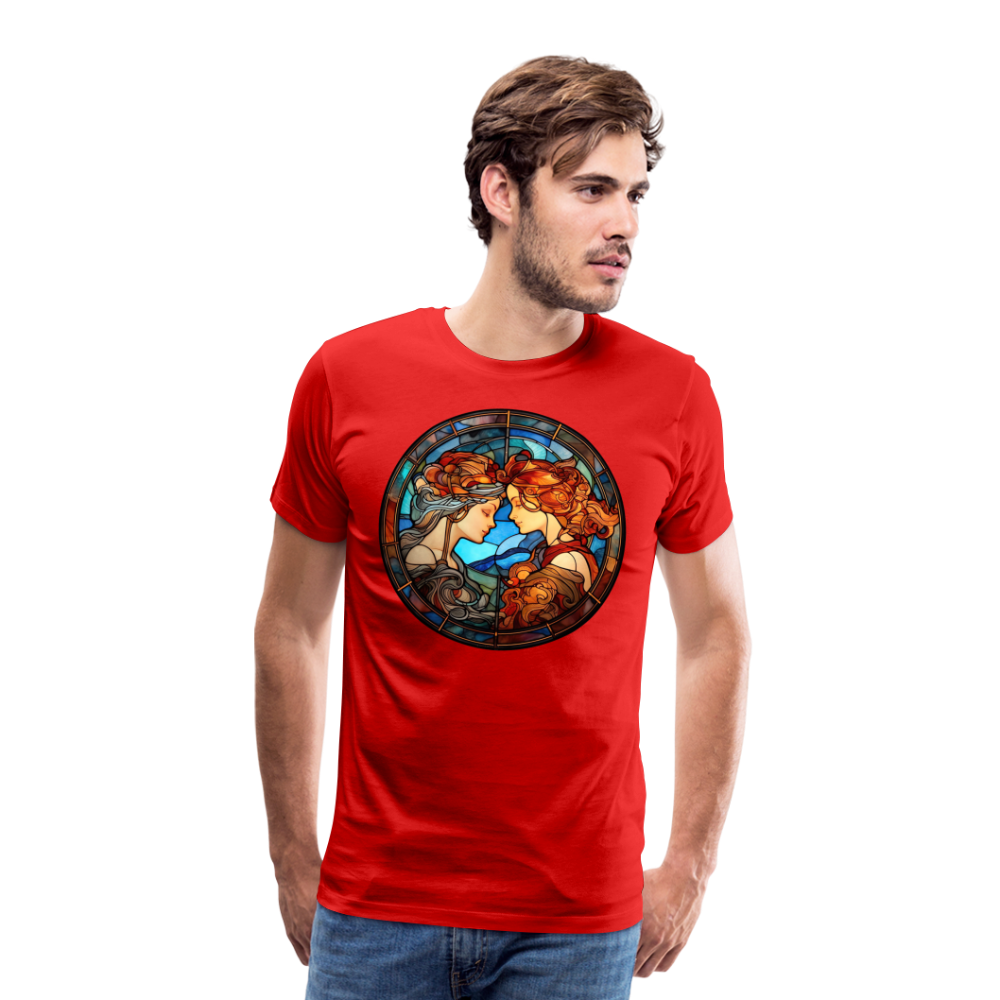 Men's Mosaic Gemini Premium T-Shirt - red