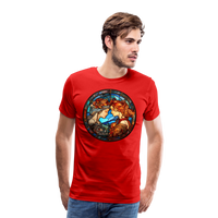 Thumbnail for Men's Mosaic Gemini Premium T-Shirt - red