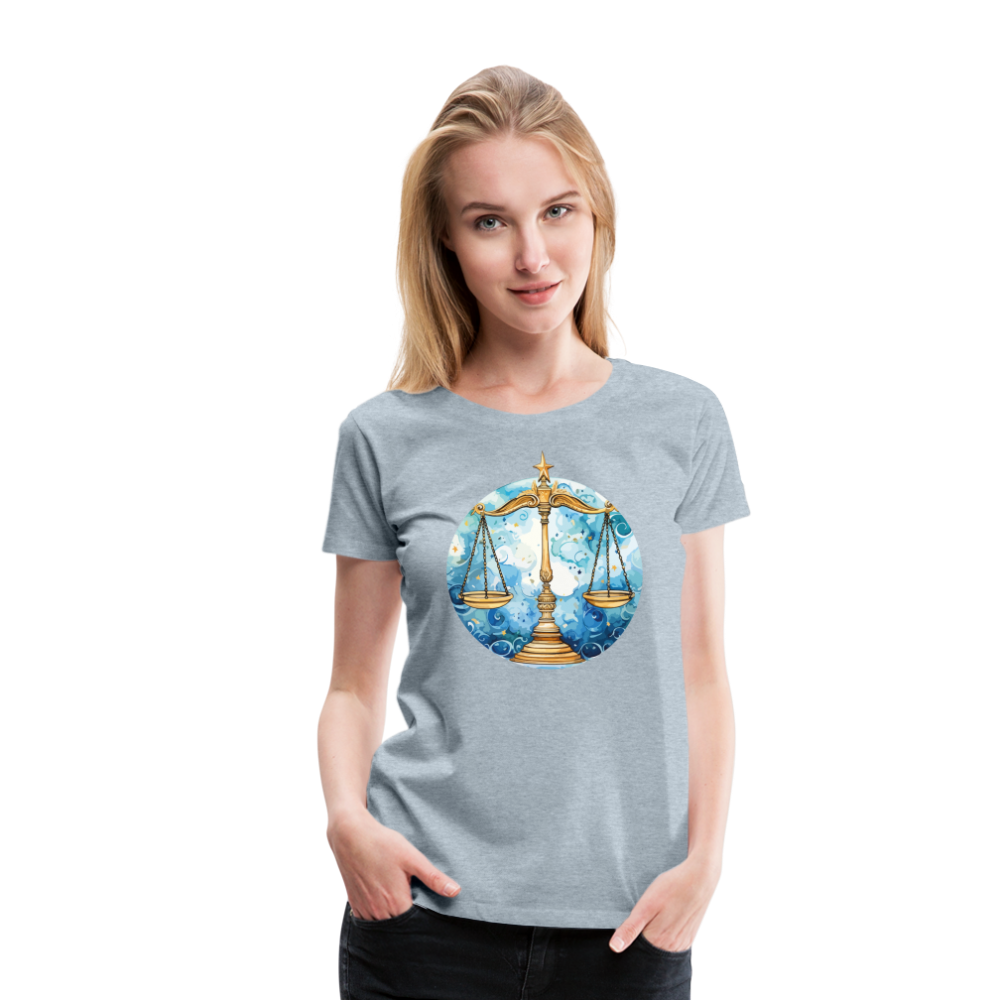 Women’sMythical Libra Premium T-Shirt - heather ice blue