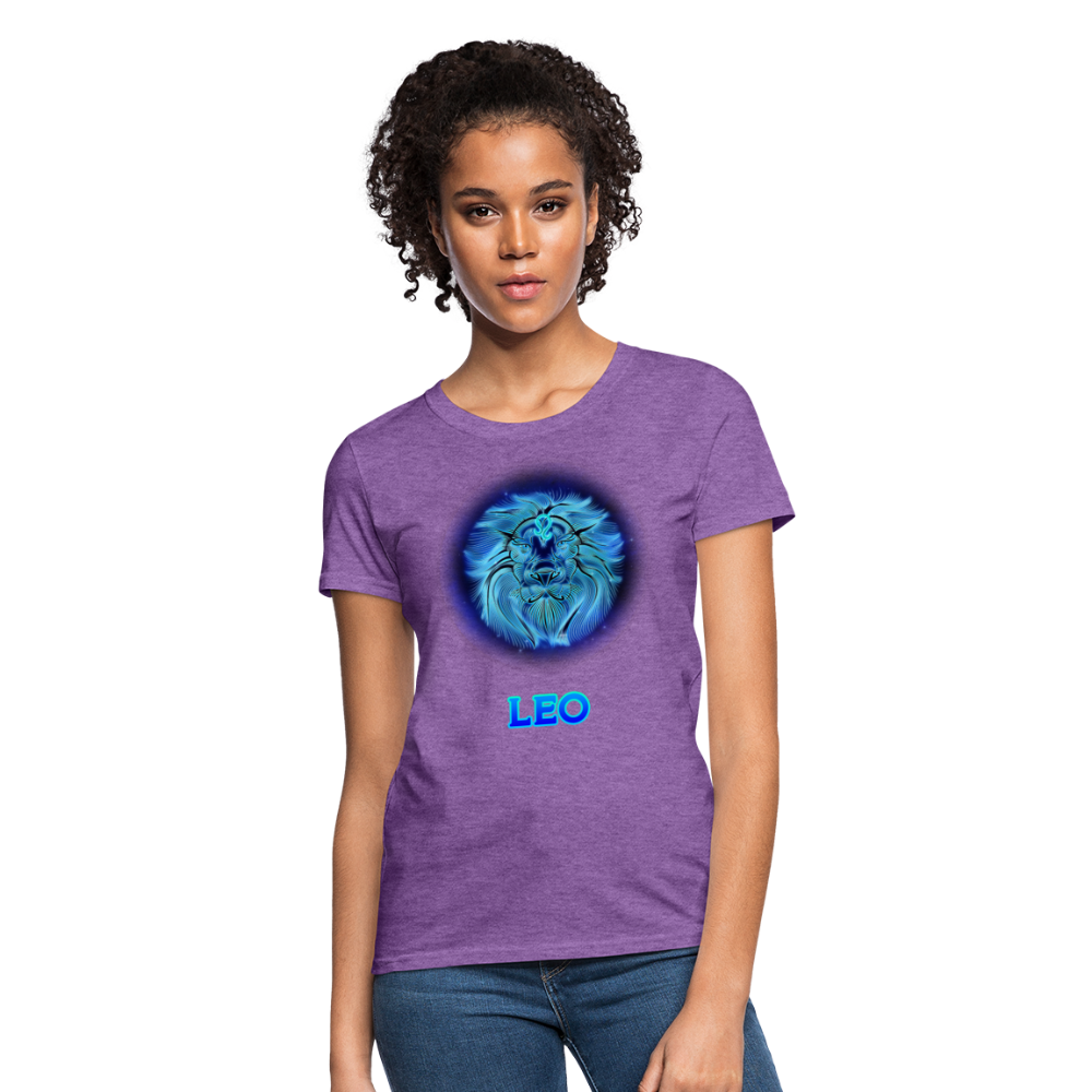 Women's Stellar Leo T-Shirt - purple heather