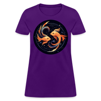 Thumbnail for Women's Mystic Pisces T-Shirt - purple