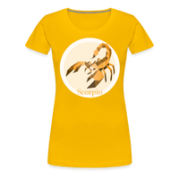 Thumbnail for Women’s Mosaic Scorpio Premium T-Shirt - sun yellow