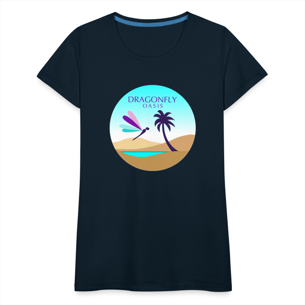 Women's Dragonfly Oasis V.2 Premium T-Shirt - deep navy