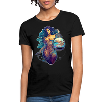 Thumbnail for Women's Mythical Aquarius T-Shirt - black