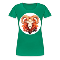 Thumbnail for Women’s Symbol Aries Premium T-Shirt - kelly green