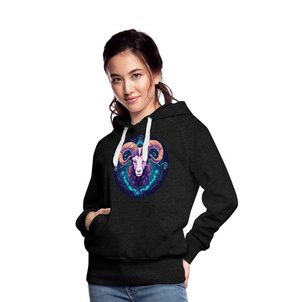 Women’s Magic Capricorn Premium Hoodie - charcoal grey