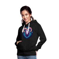 Thumbnail for Women’s Magic Capricorn Premium Hoodie - charcoal grey