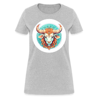 Thumbnail for Women's Symbol Taurus T-Shirt - heather gray